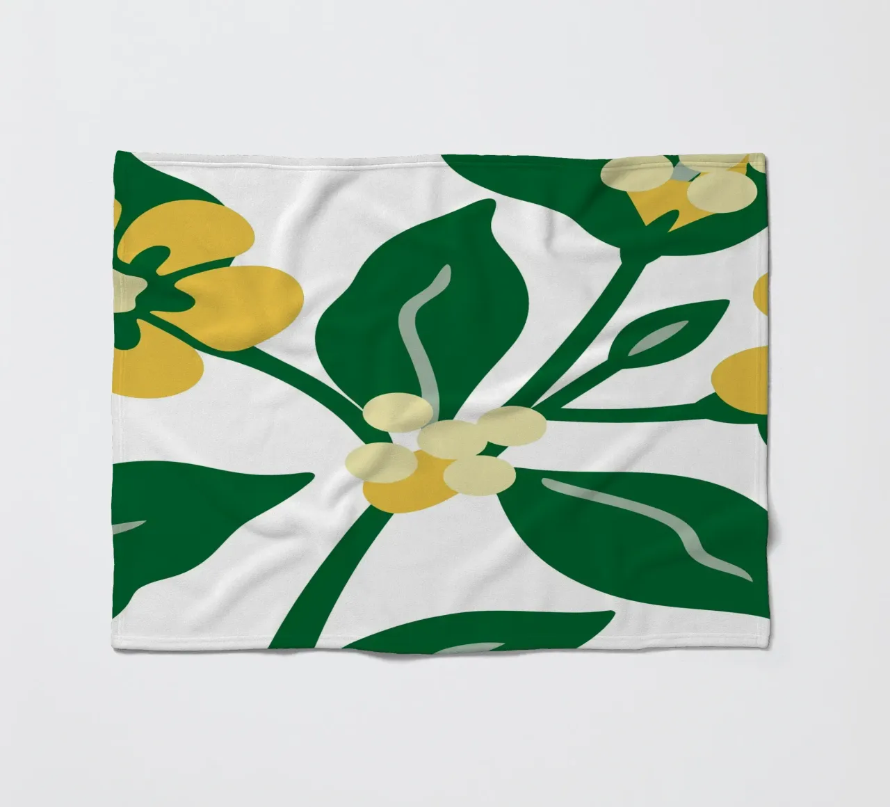 Sfondo con tema floreale fresco coperta in pile da SPECIAL FLOWER PATTERNS