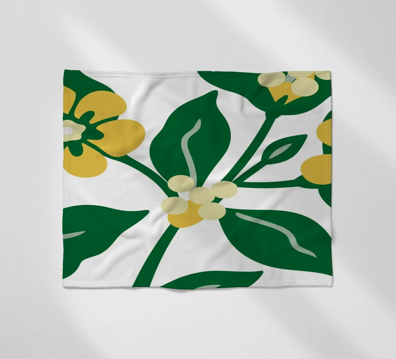 Sfondo con tema floreale fresco coperta in pile da SPECIAL FLOWER PATTERNS