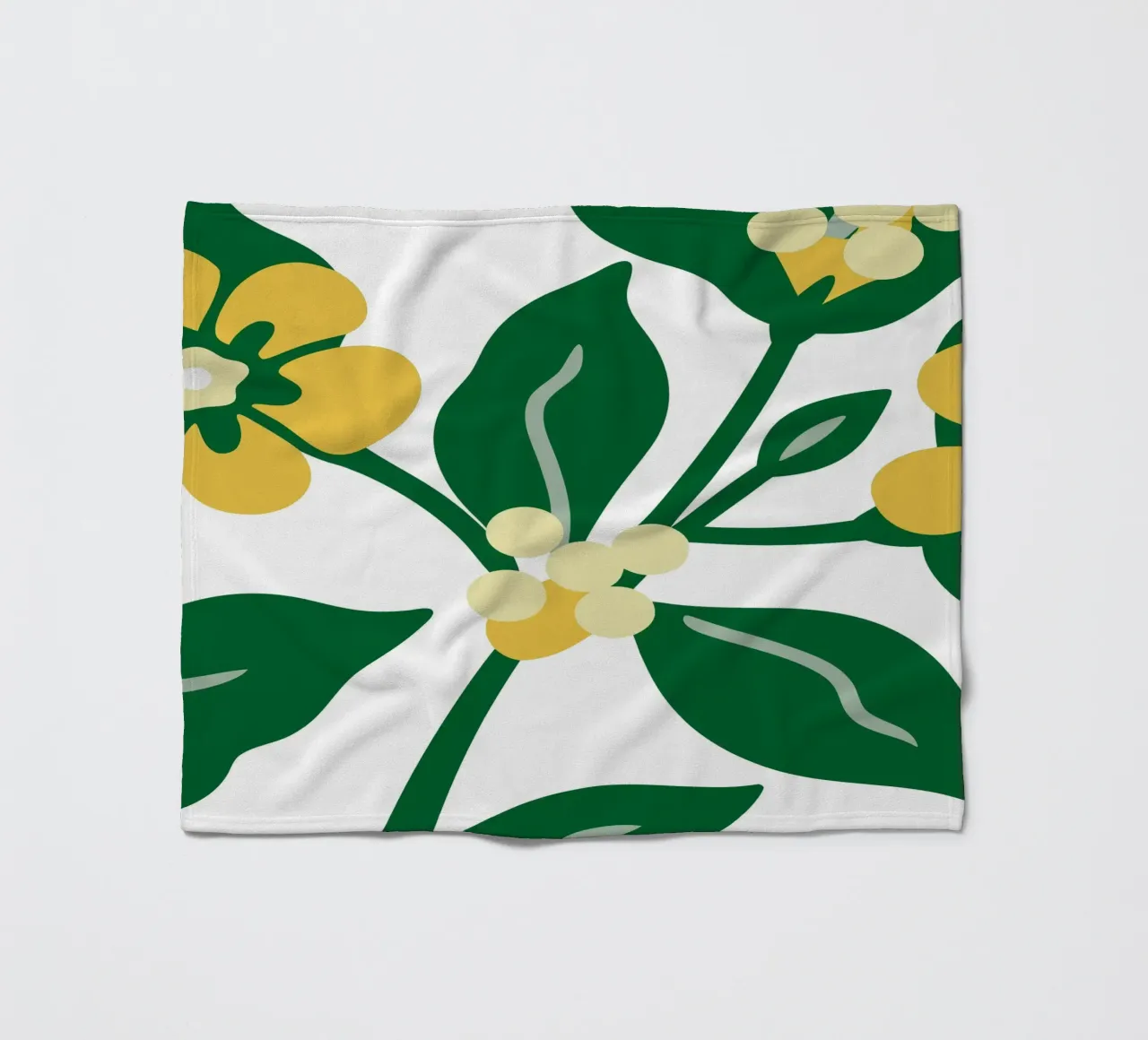 Sfondo con tema floreale fresco coperta in pile da SPECIAL FLOWER PATTERNS