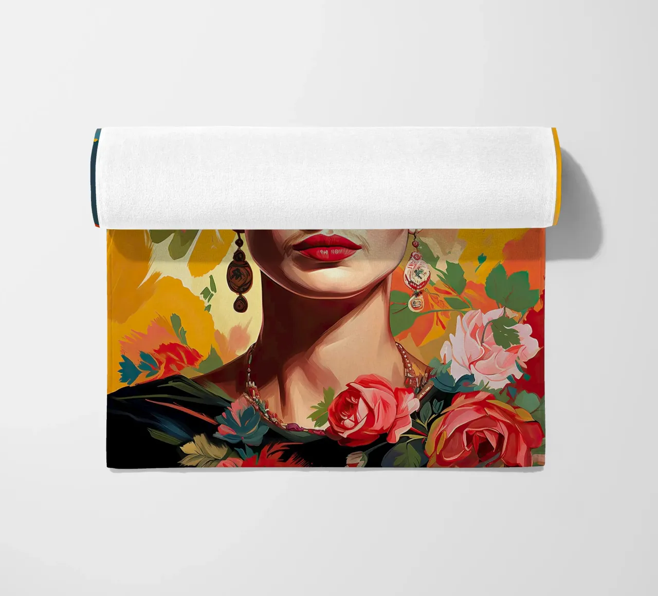 Frida Kahlo "Passion and Power" telo mare da Fantasias Florales
