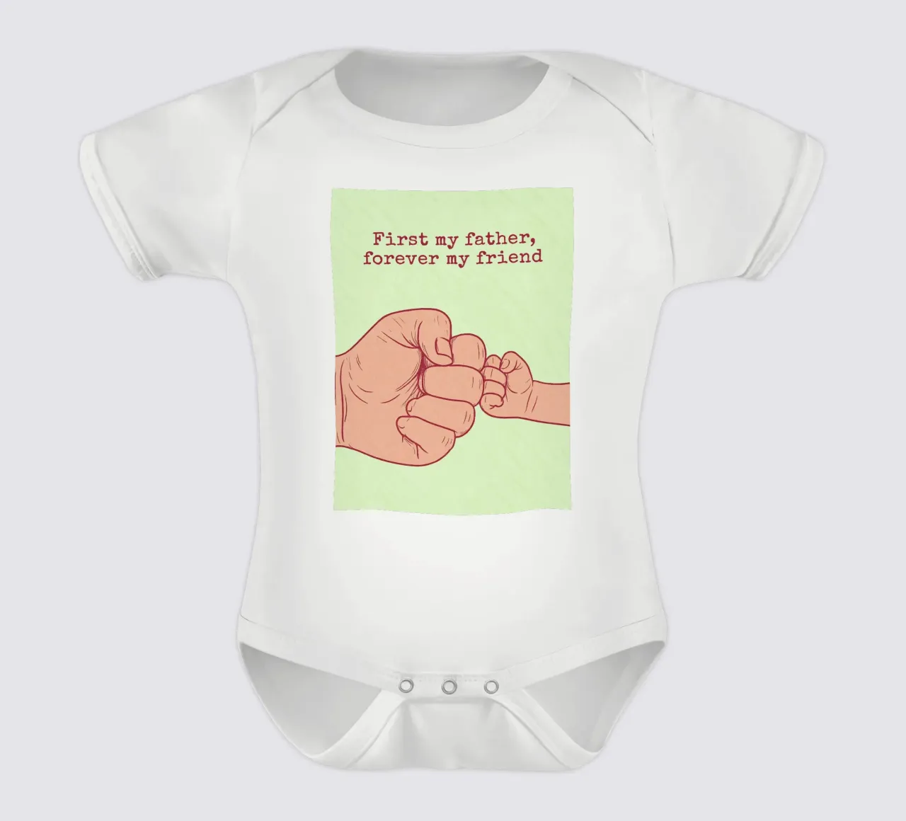 Vater und Sohn oder Tochter Kurzarm Babybody von zaidza