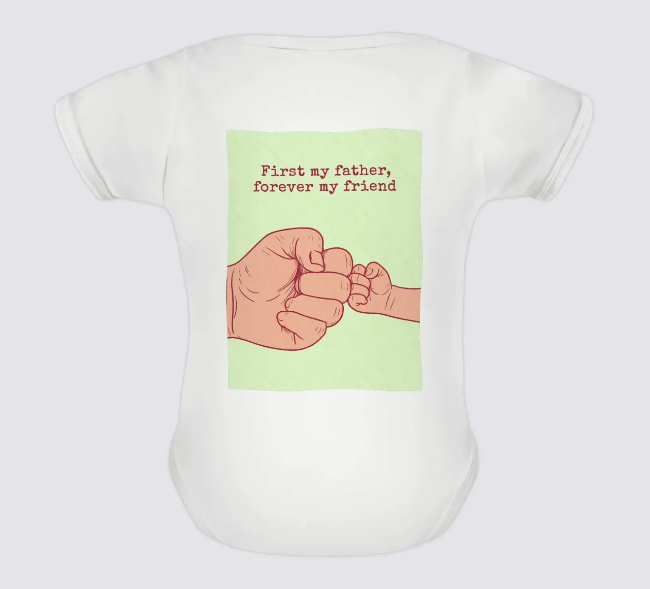 Vater und Sohn oder Tochter Kurzarm Babybody von zaidza