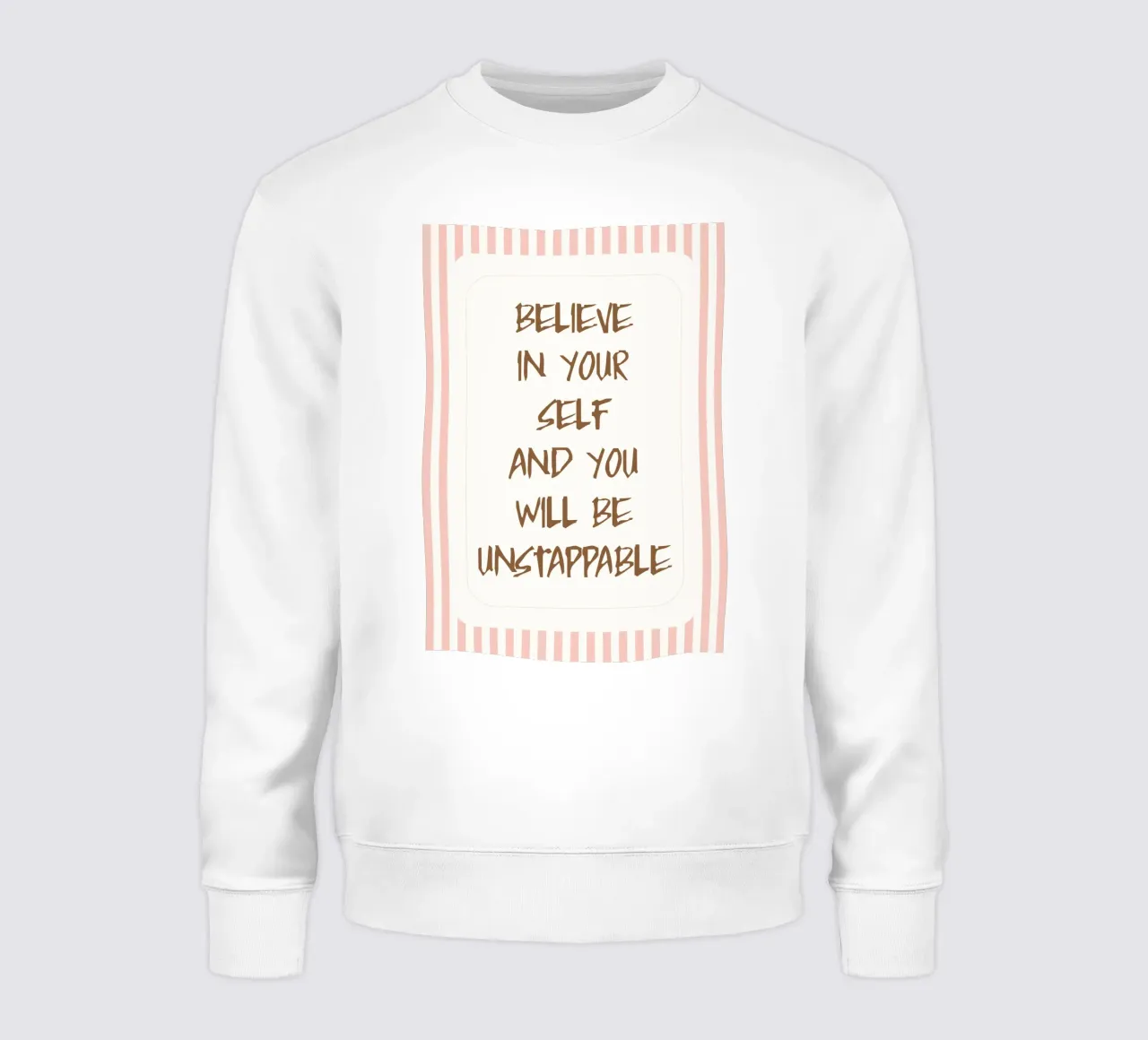 credere in se stessi felpa da zaidza