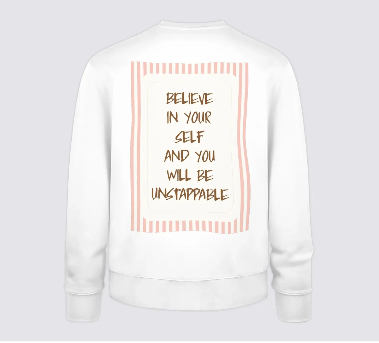 credere in se stessi felpa da zaidza