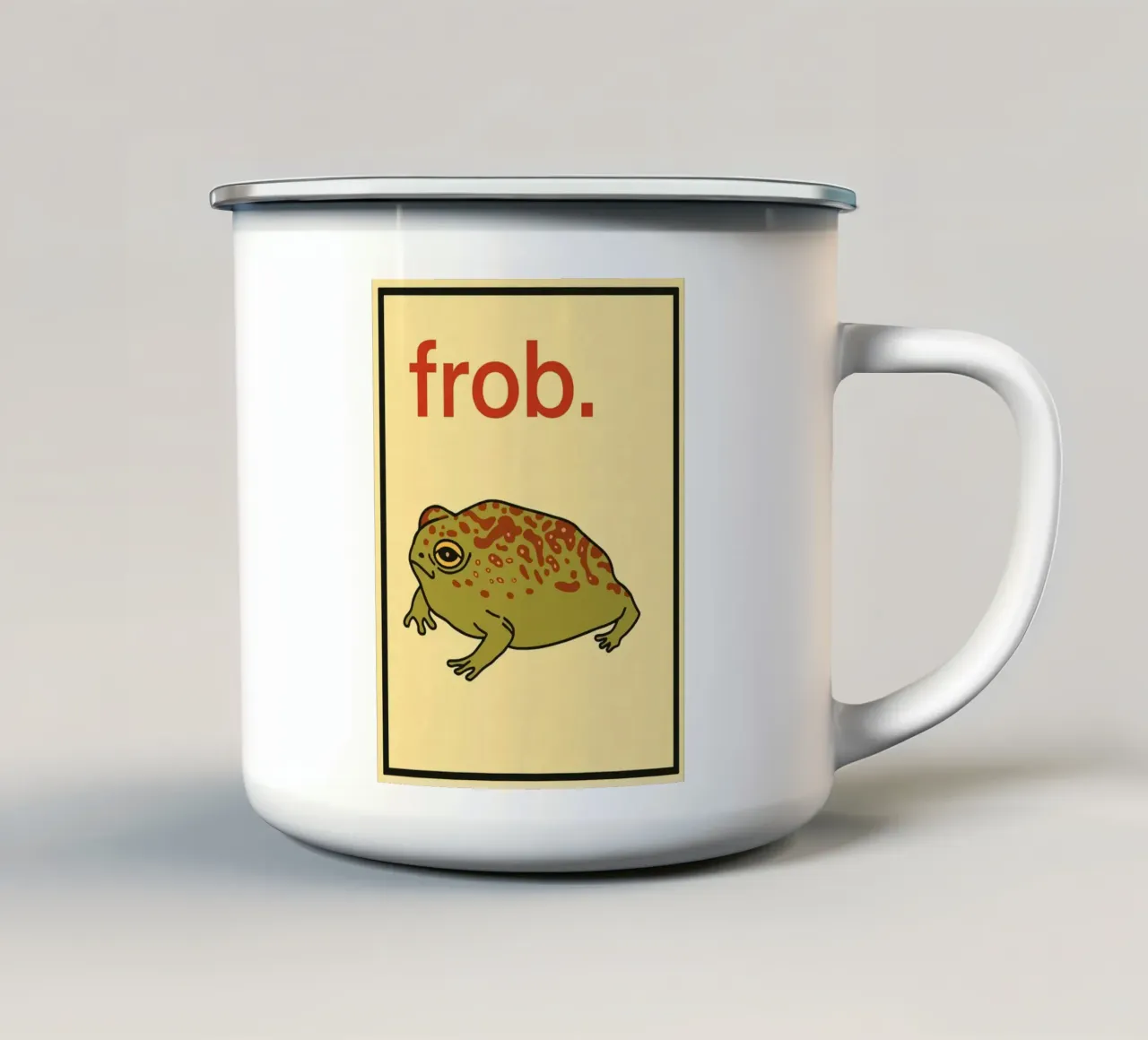 schiuma tazza in smalto da zaidza