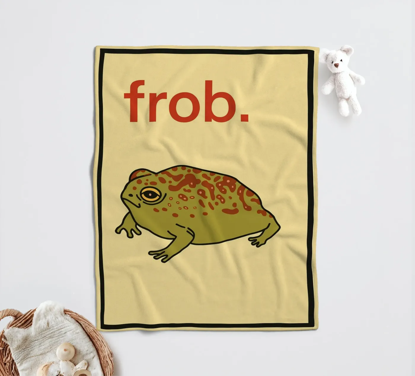 frob fleece blanket by zaidza