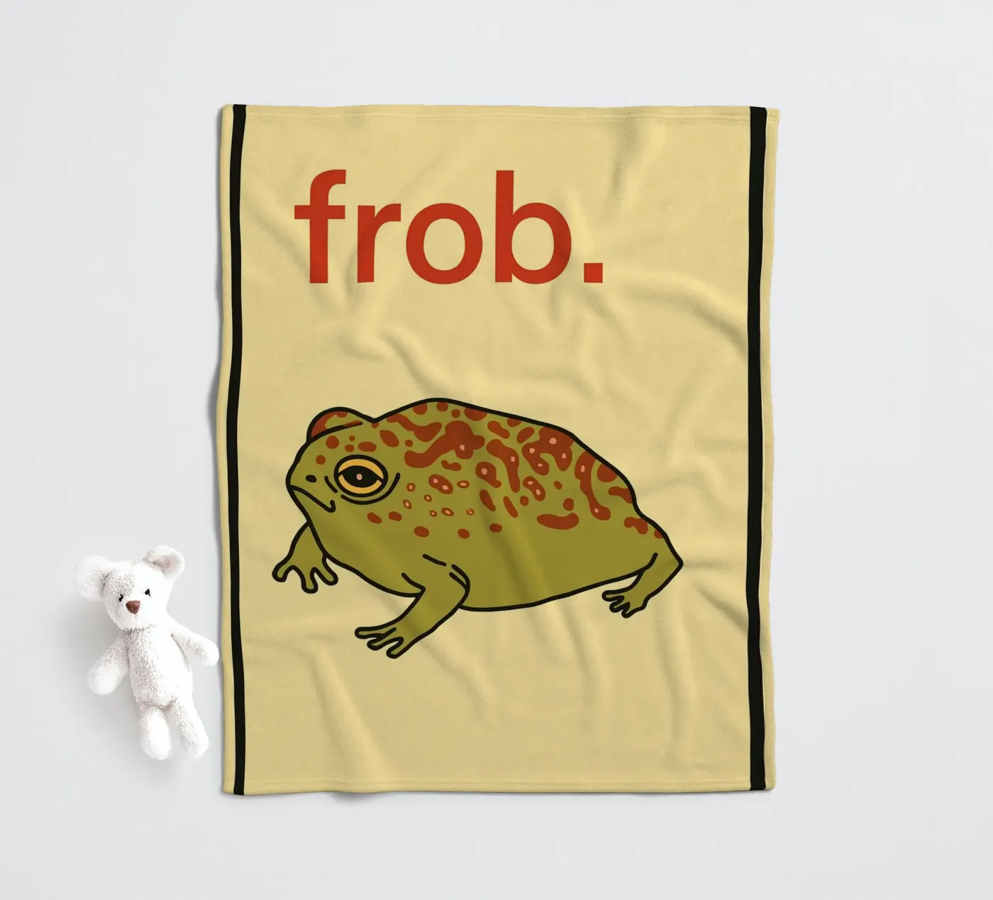 frob fleece blanket by zaidza