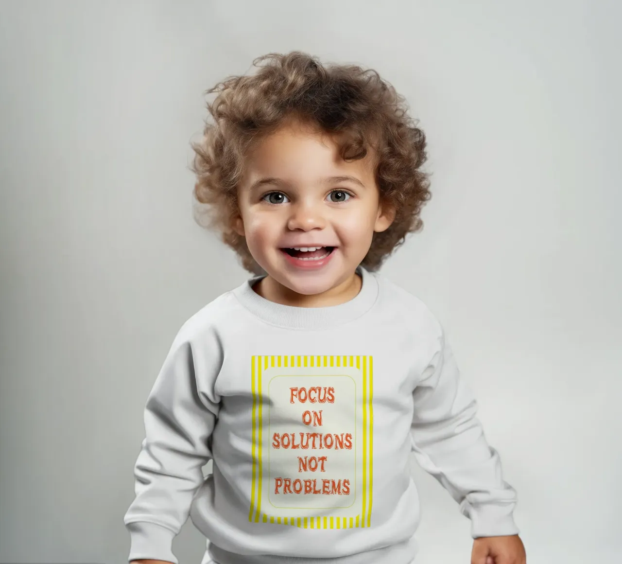 concentrarsi sulle soluzioni, non sui problemi felpa neonato da zaidza