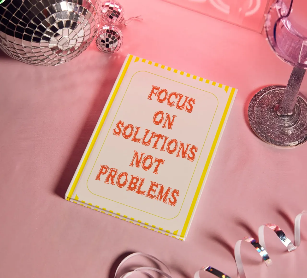 focus on solutions not problems notebook by zaidza