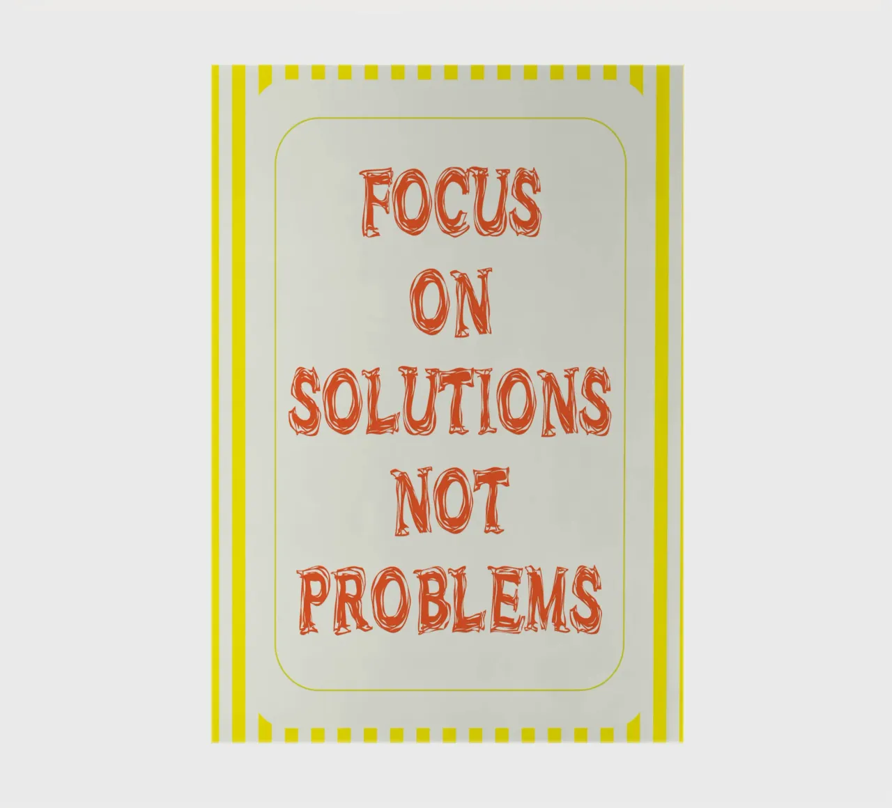 focus on solutions not problems notebook by zaidza