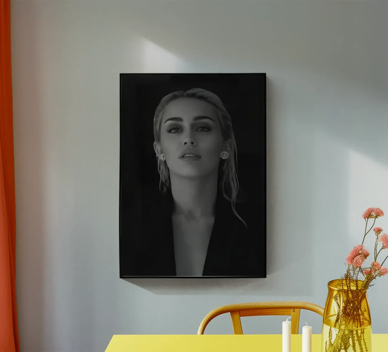 Miley Cyrus plexiglass da Music Vibes