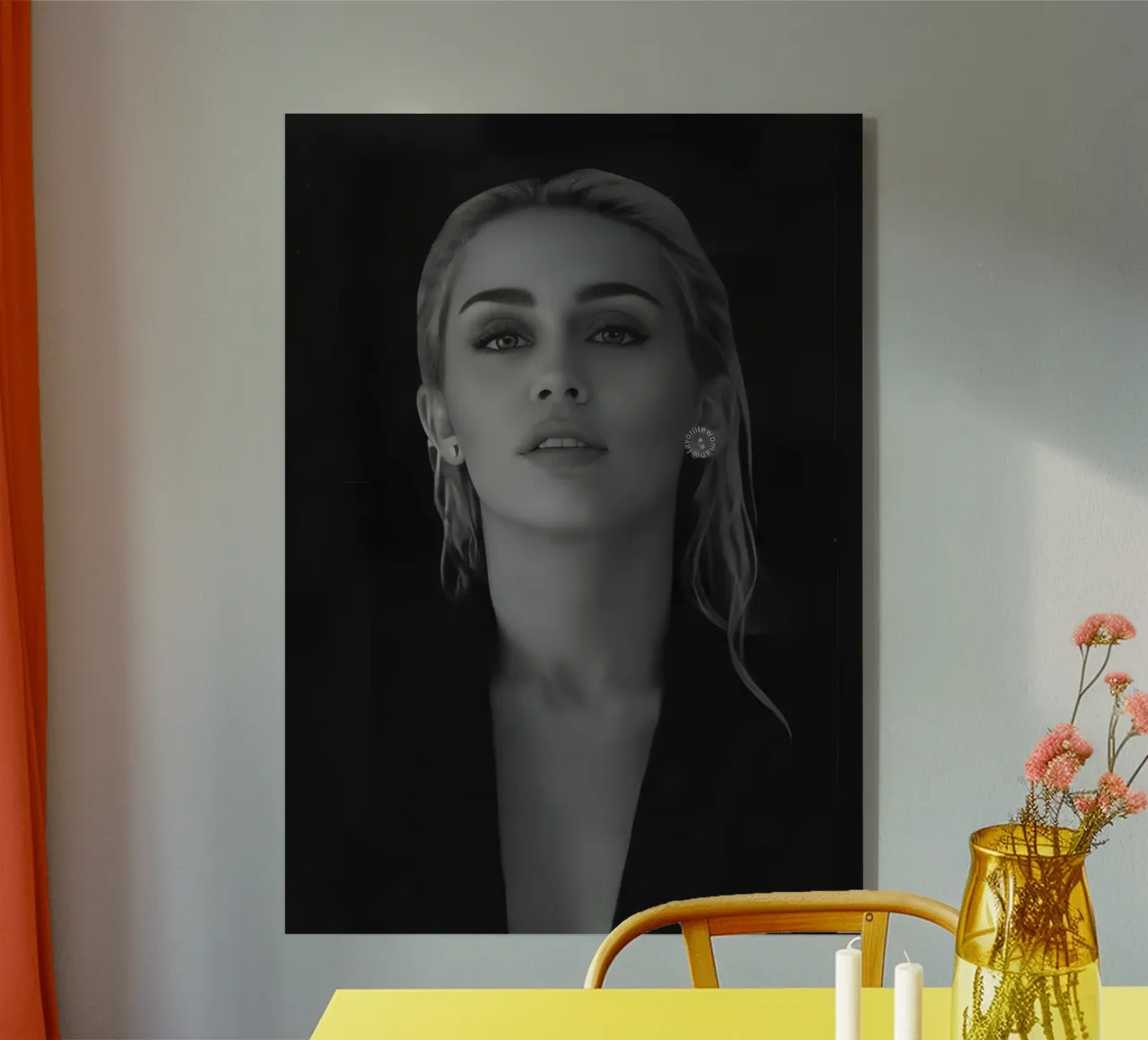 Miley Cyrus plexiglass da Music Vibes