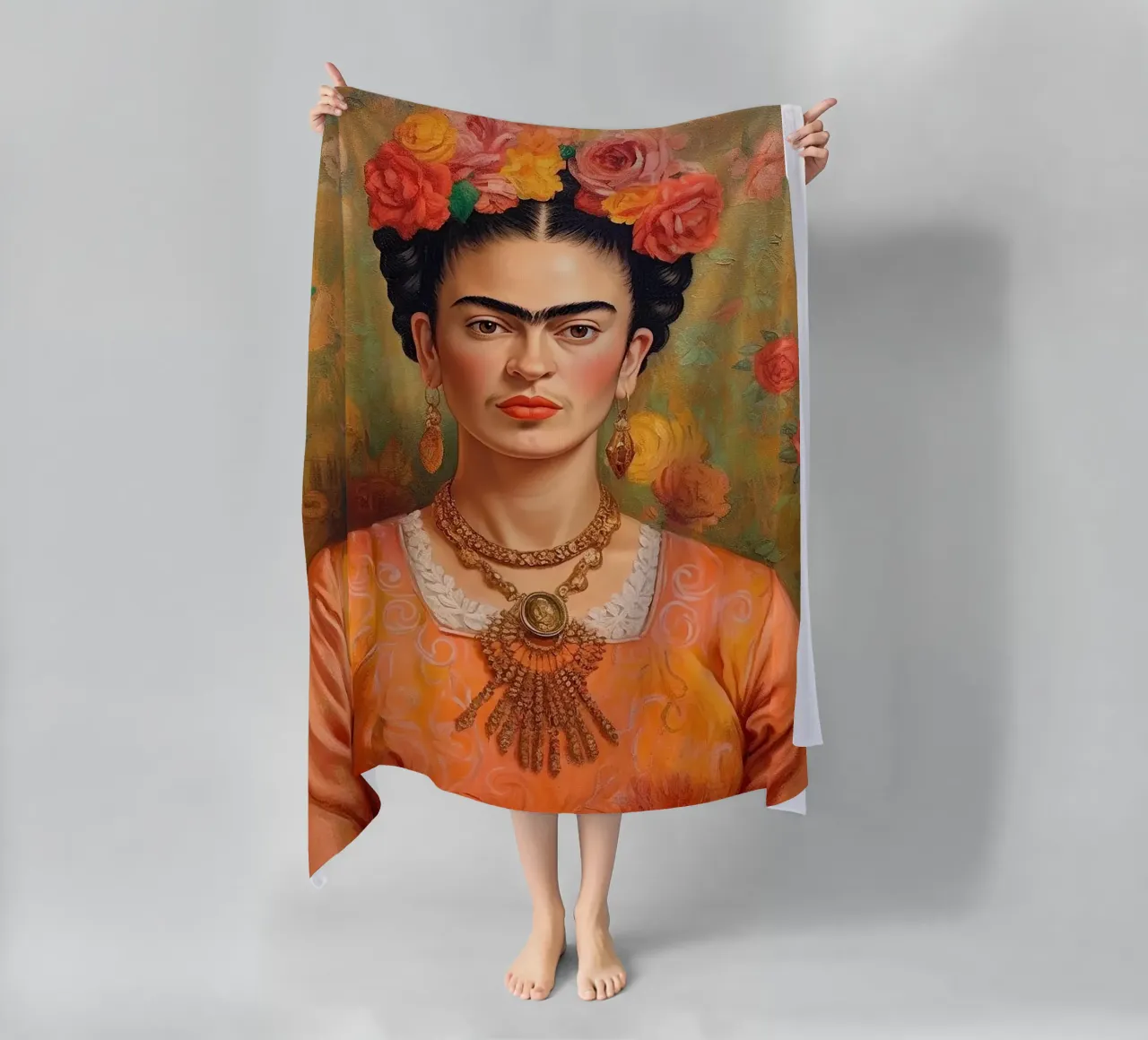 Frida Kahlo "Art of the Fearless" telo mare da Fantasias Florales