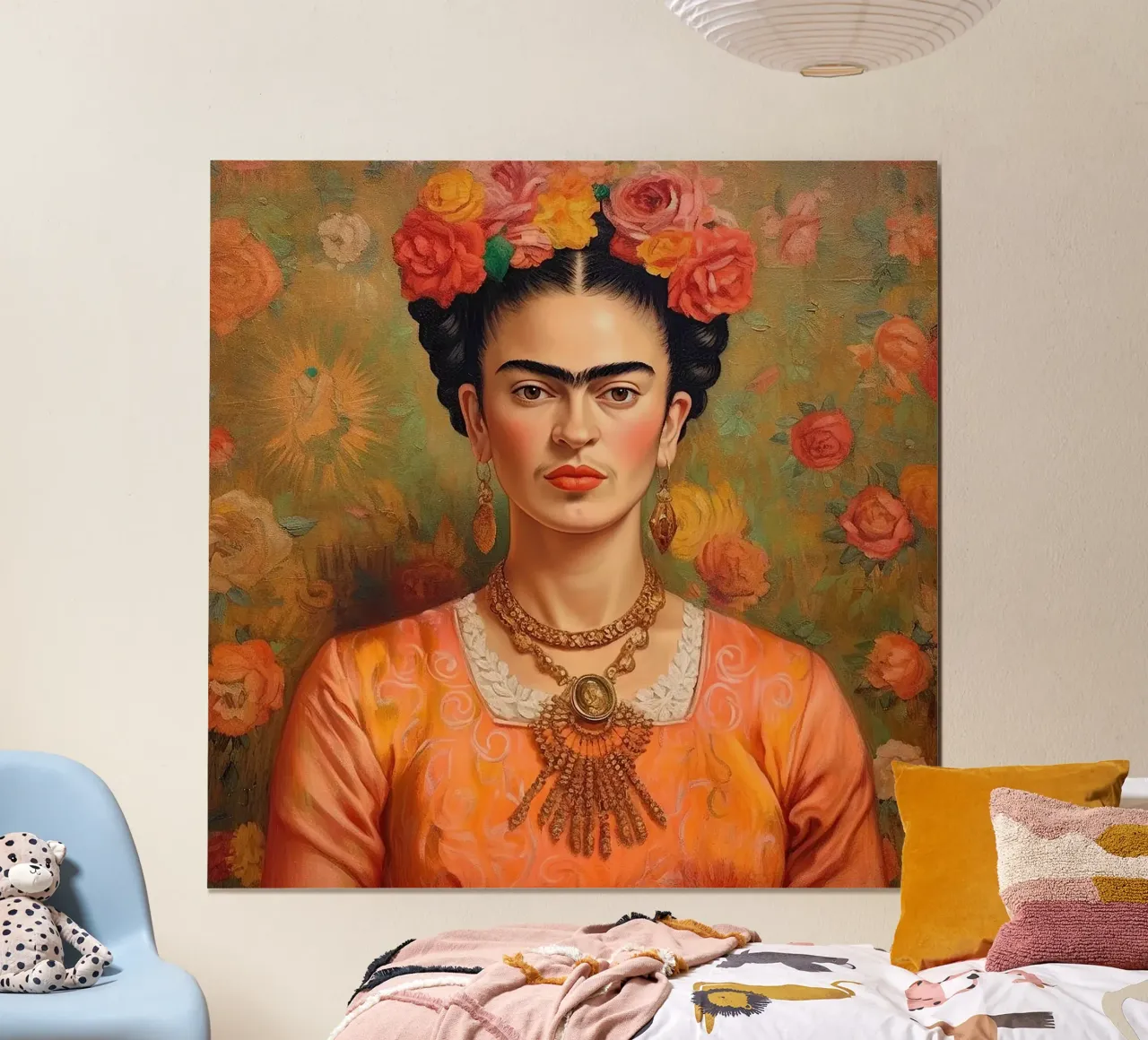 Frida Kahlo "Art of the Fearless" carta hahnemühle da Fantasias Florales