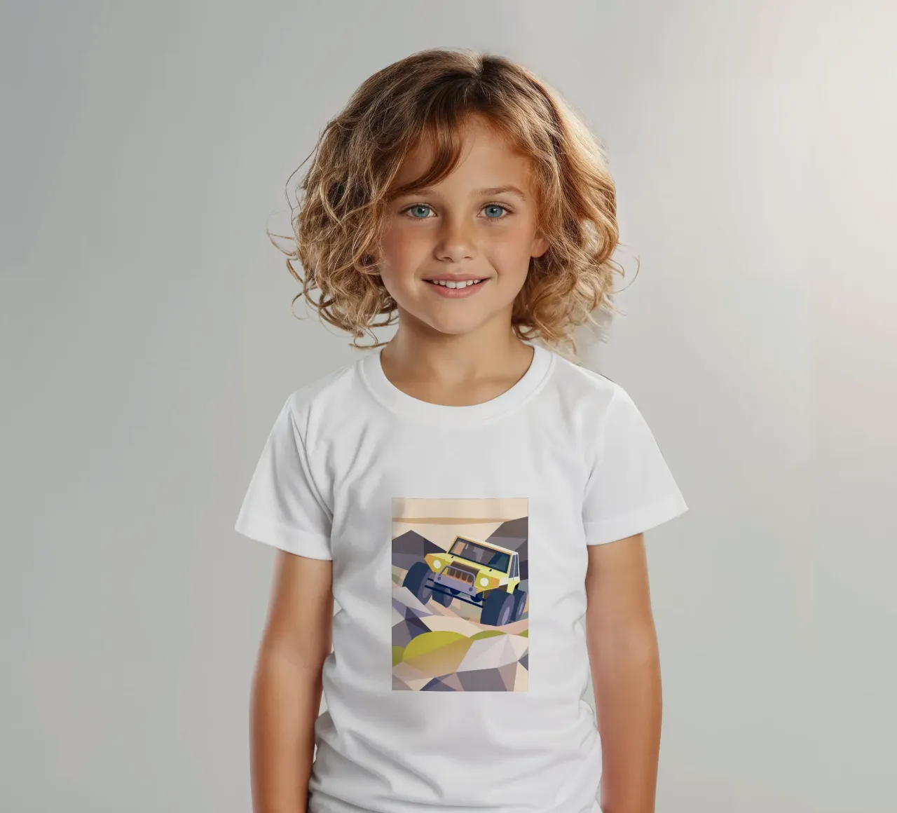 Off-Road auto kinder t-shirt van POLYGON SPECIAL