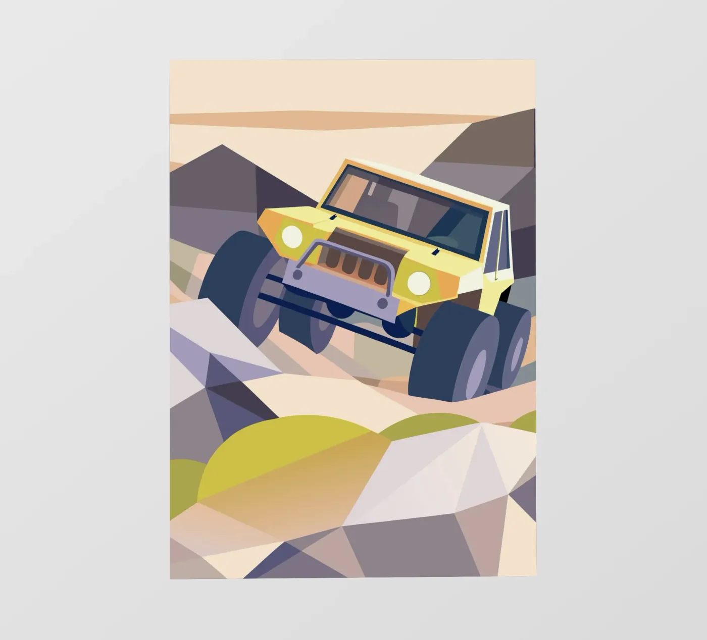 Off-Road auto fotobehang van POLYGON SPECIAL