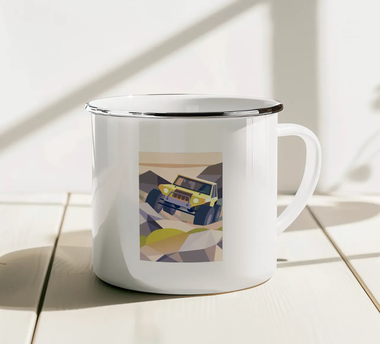 Auto fuoristrada tazza in smalto da POLYGON SPECIAL