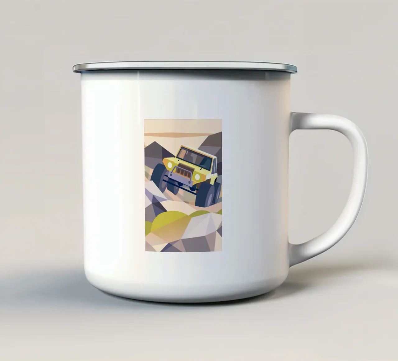 Auto fuoristrada tazza in smalto da POLYGON SPECIAL