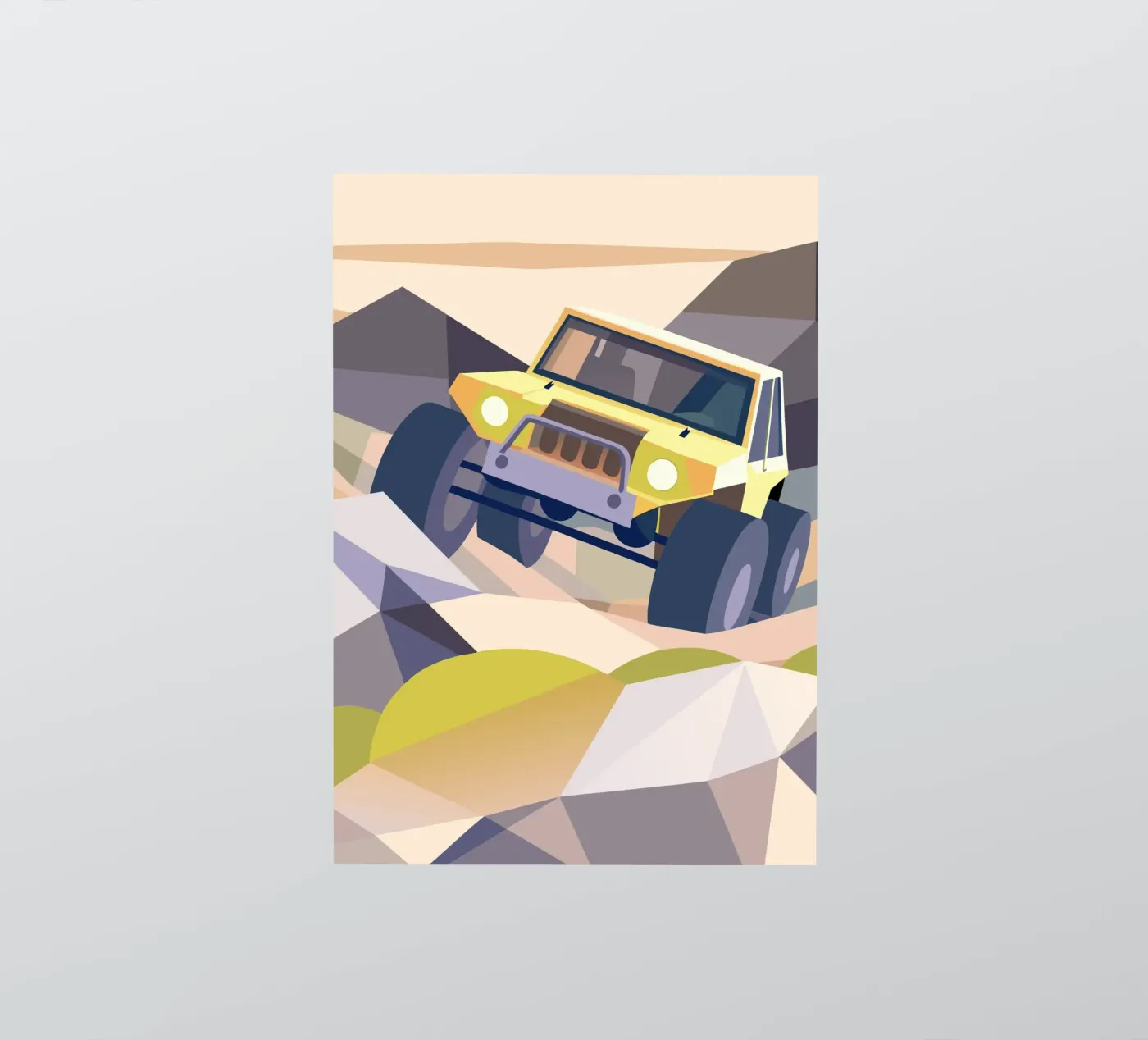 Off-Road auto sticker van POLYGON SPECIAL