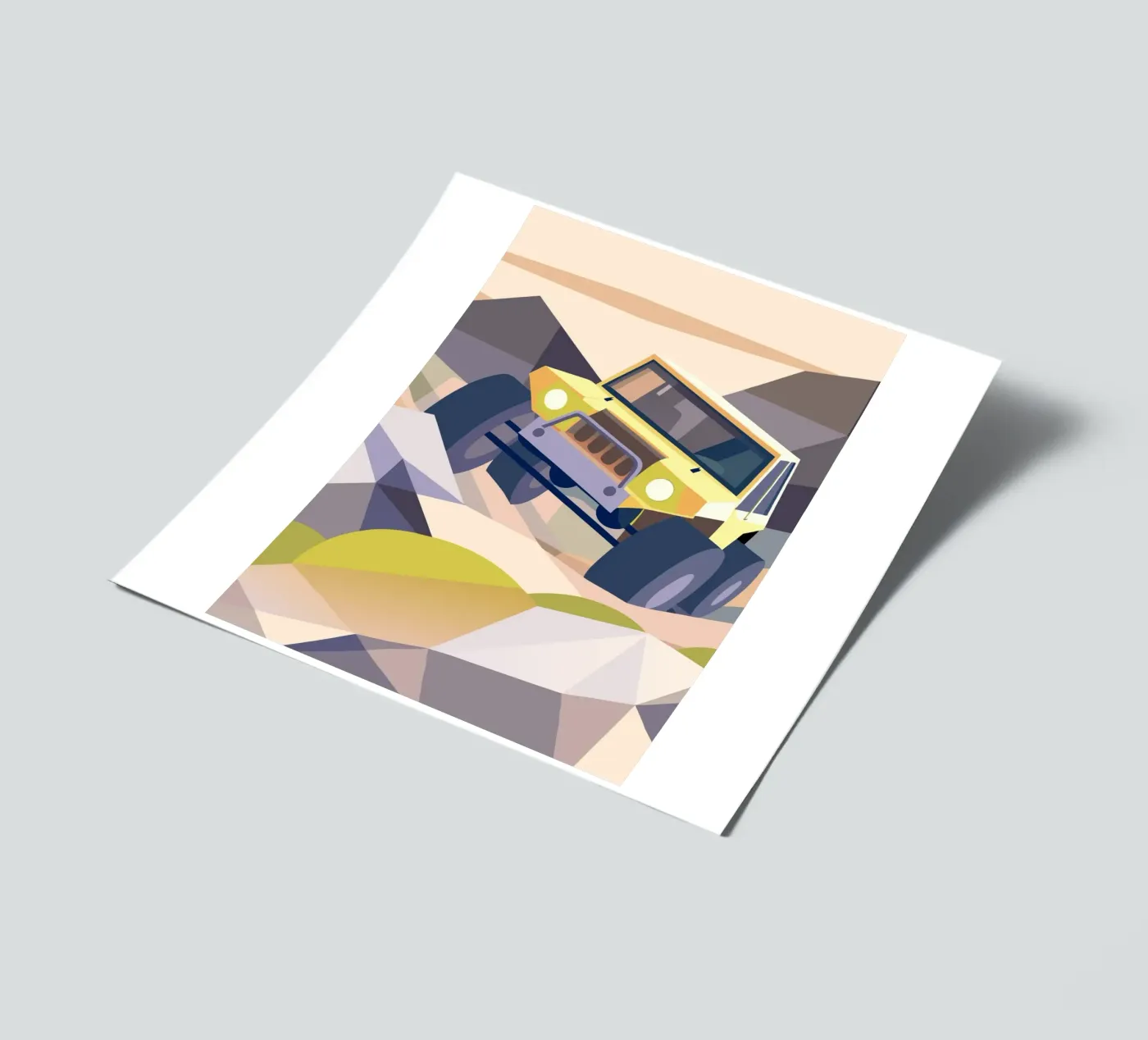 Off-Road auto stickervel van POLYGON SPECIAL