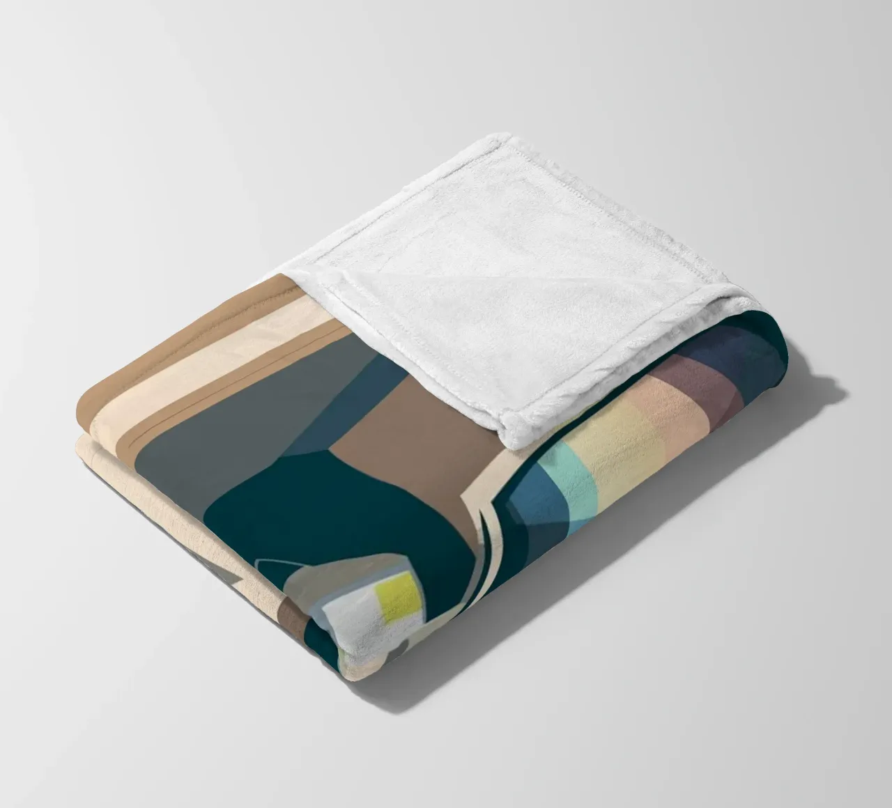 Due auto in un garage con stile geometrico coperta in pile da POLYGON SPECIAL