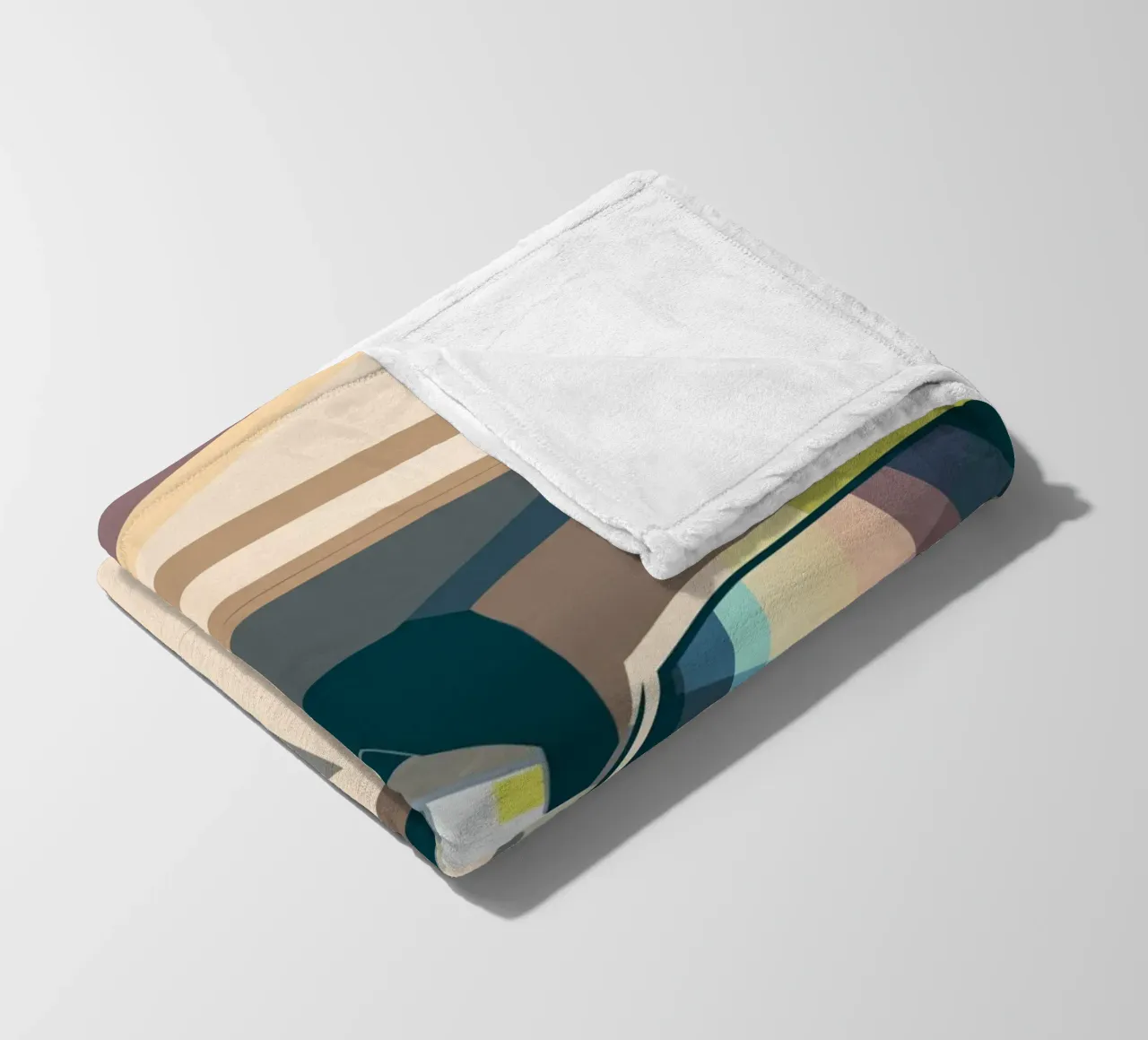 Due auto in un garage con stile geometrico coperta in pile da POLYGON SPECIAL