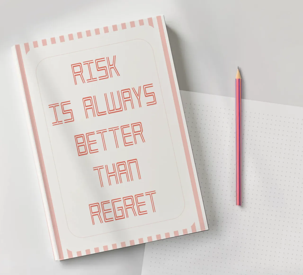risk is always better than regret notebook by zaidza