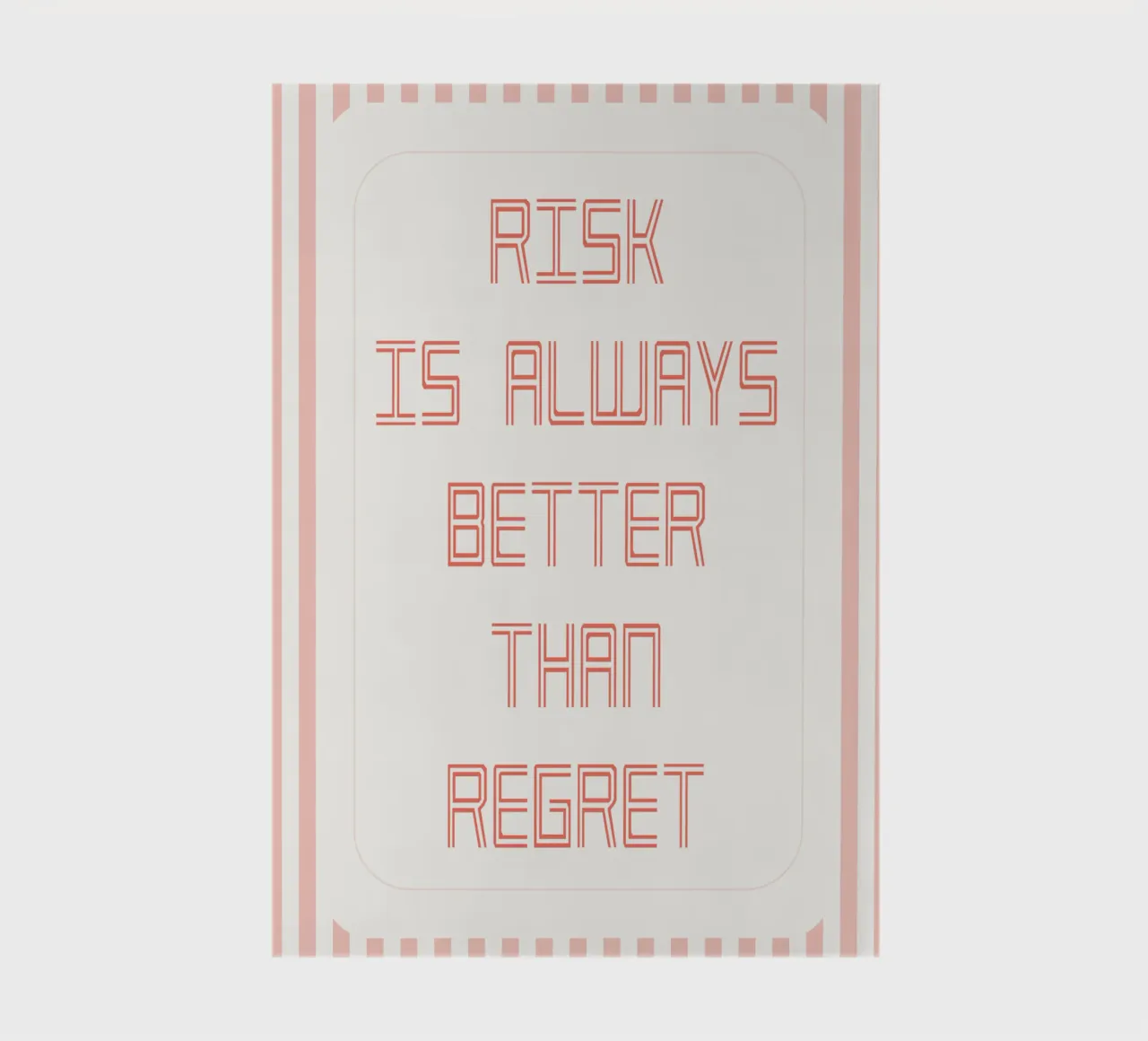 risk is always better than regret notebook by zaidza
