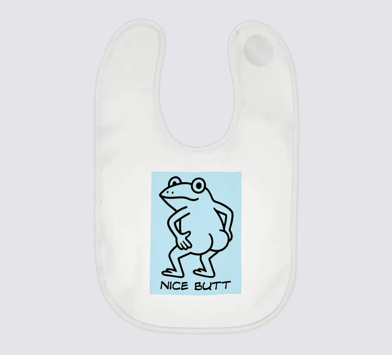 nice butt baby bib by zaidza