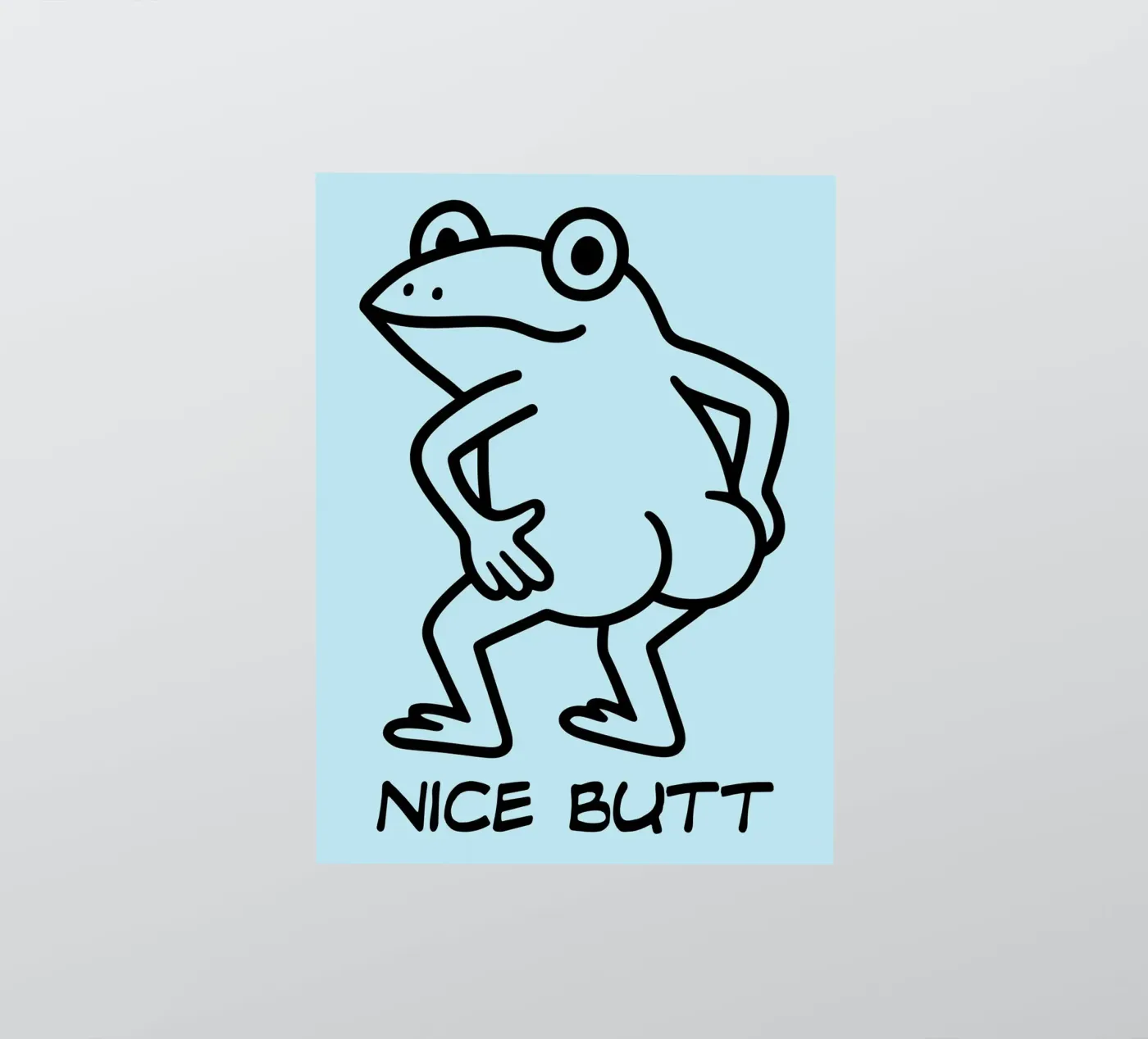 nice butt sticker by zaidza