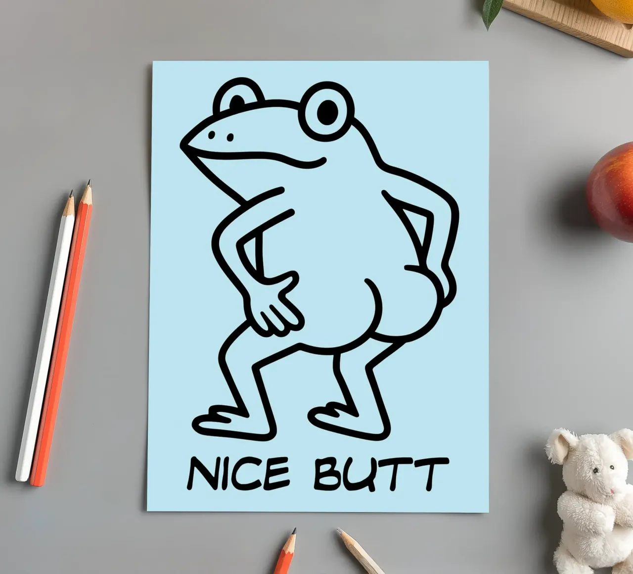 nice butt sticker sheet by zaidza