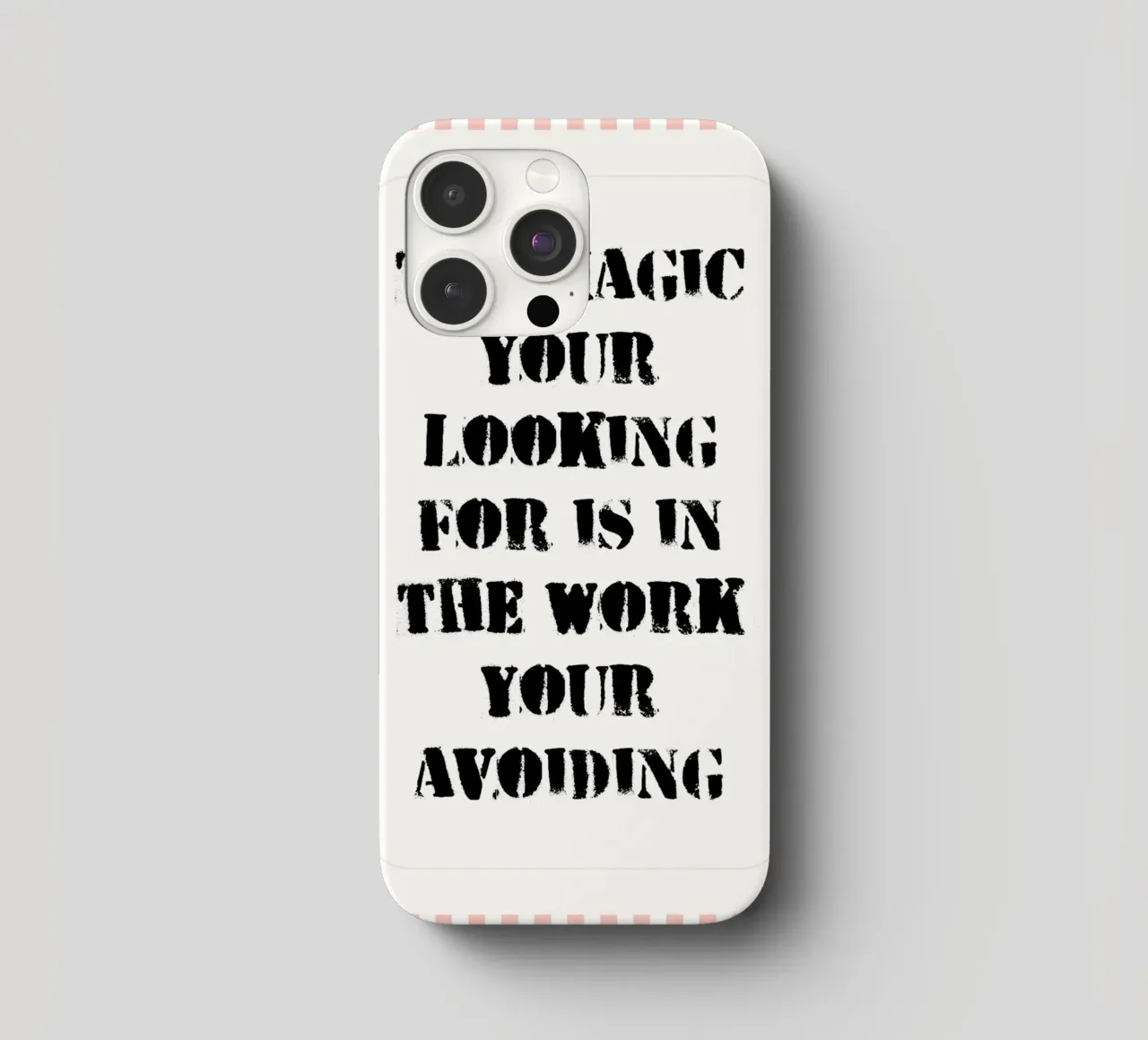 the magic your looking for is in the work your avoiding iphone case by zaidza