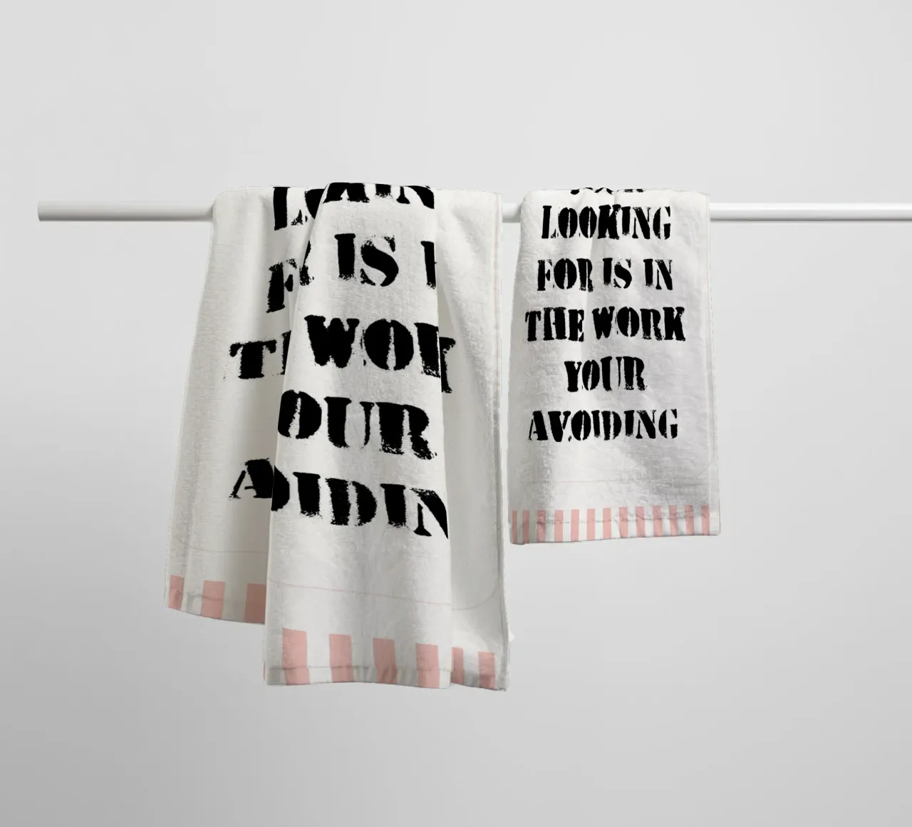 the magic your looking for is in the work your avoiding towel by zaidza