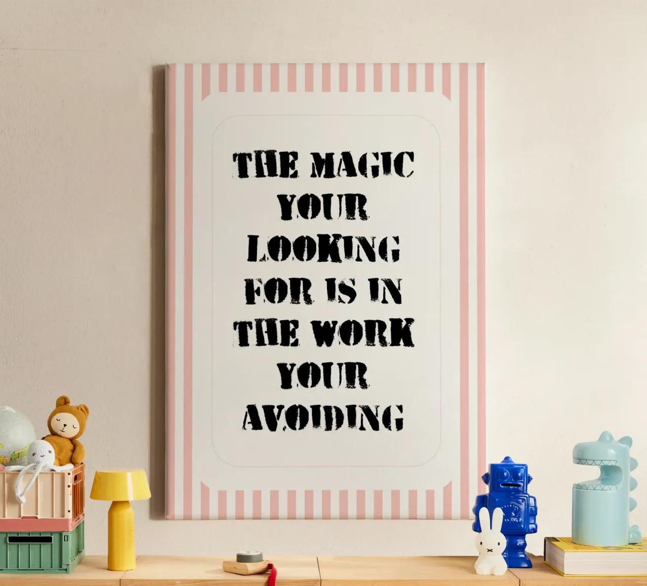 the magic your looking for is in the work your avoiding canvas by zaidza