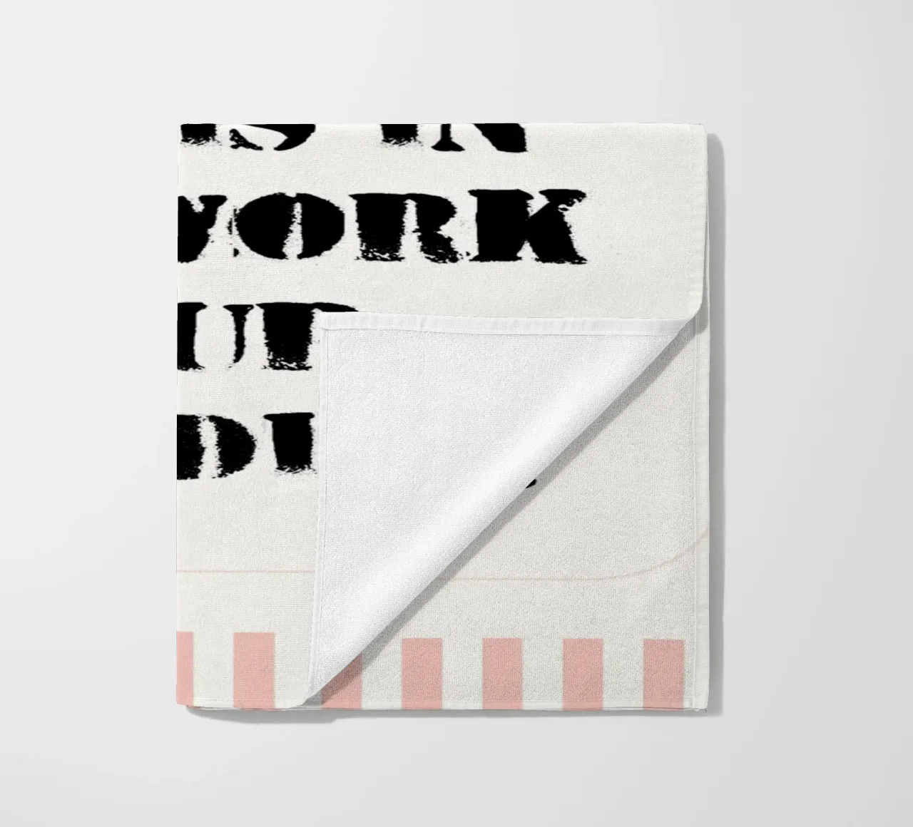 the magic your looking for is in the work your avoiding beach towel by zaidza