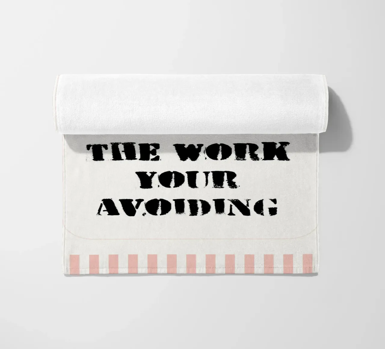 the magic your looking for is in the work your avoiding beach towel by zaidza