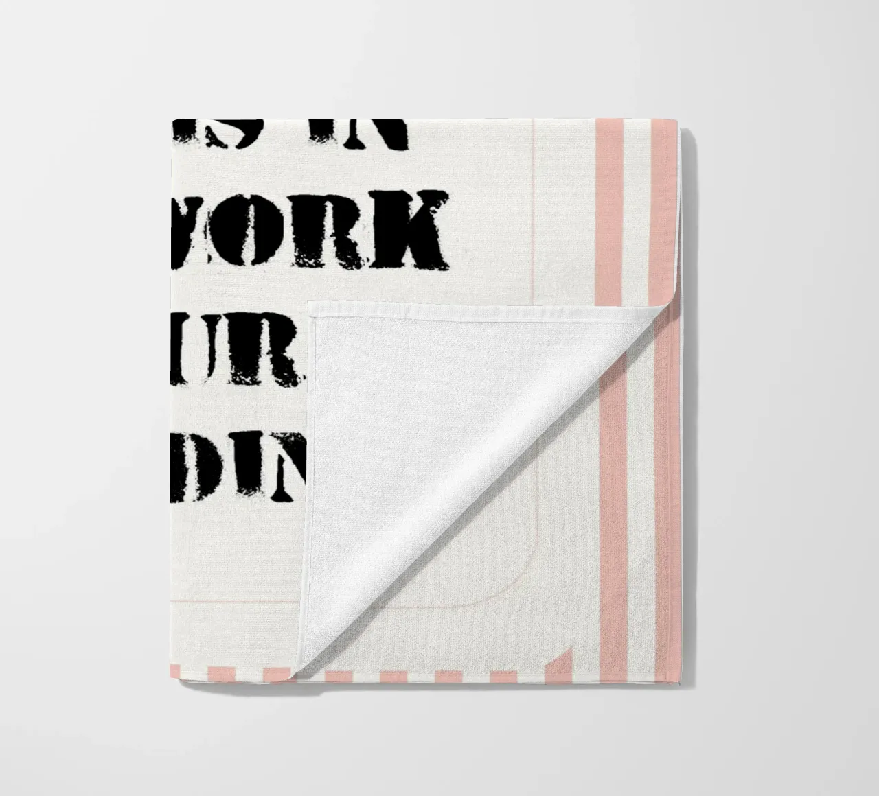 the magic your looking for is in the work your avoiding beach towel by zaidza