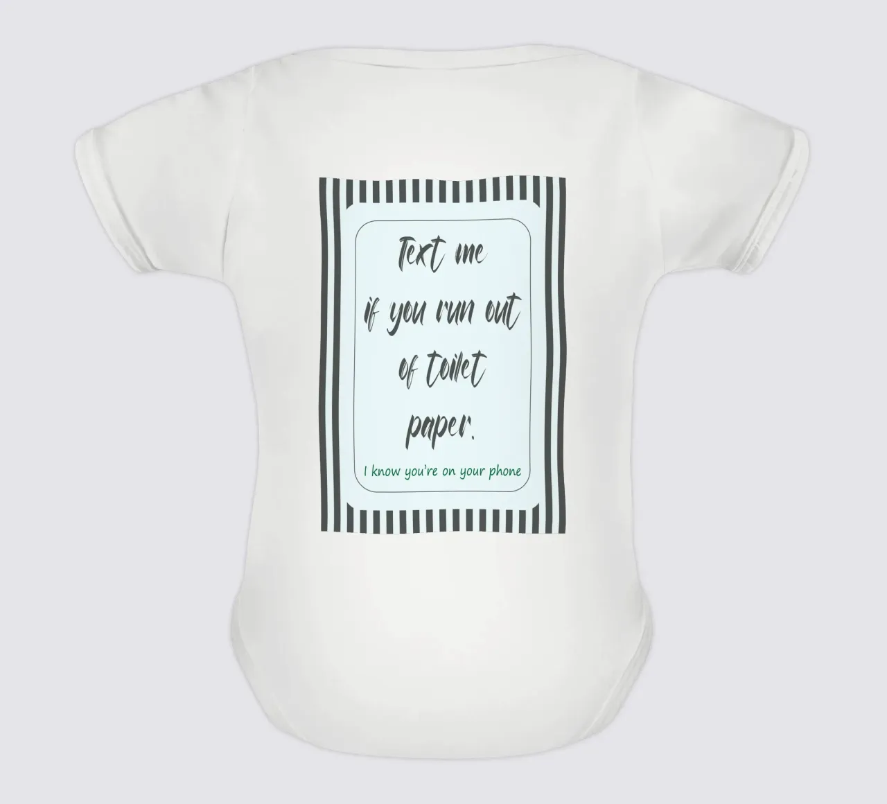 Text Me If You Run Out Kurzarm Babybody von zaidza