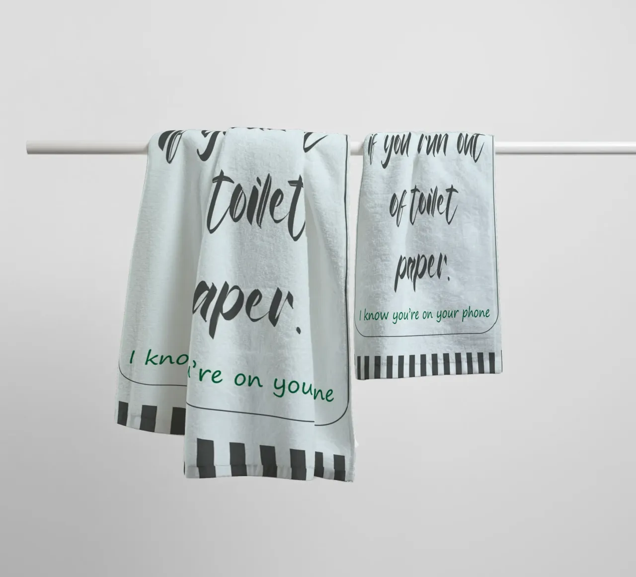 Text Me If You Run Out towel by zaidza