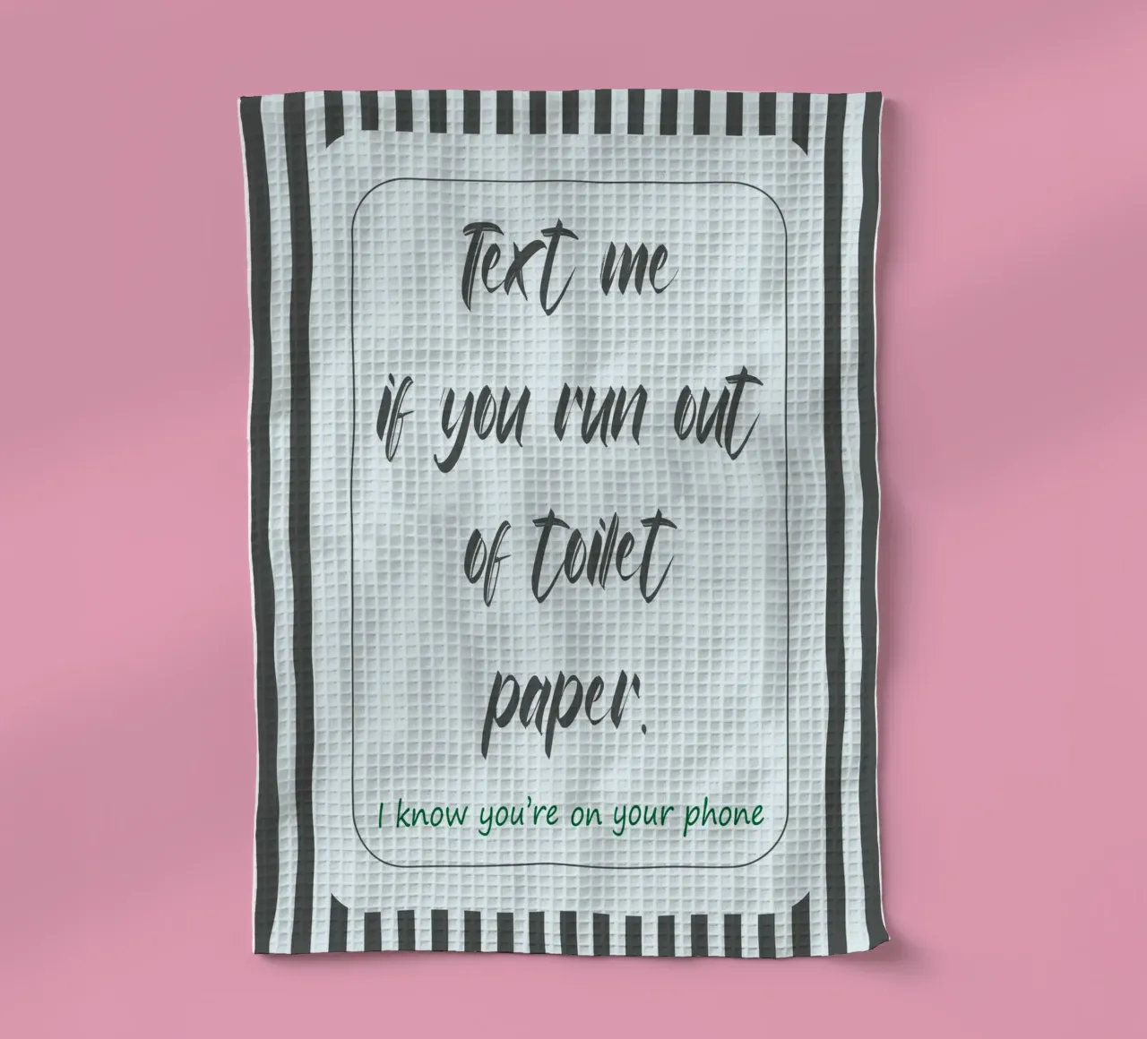 Text Me If You Run Out Geschirrtuch von zaidza