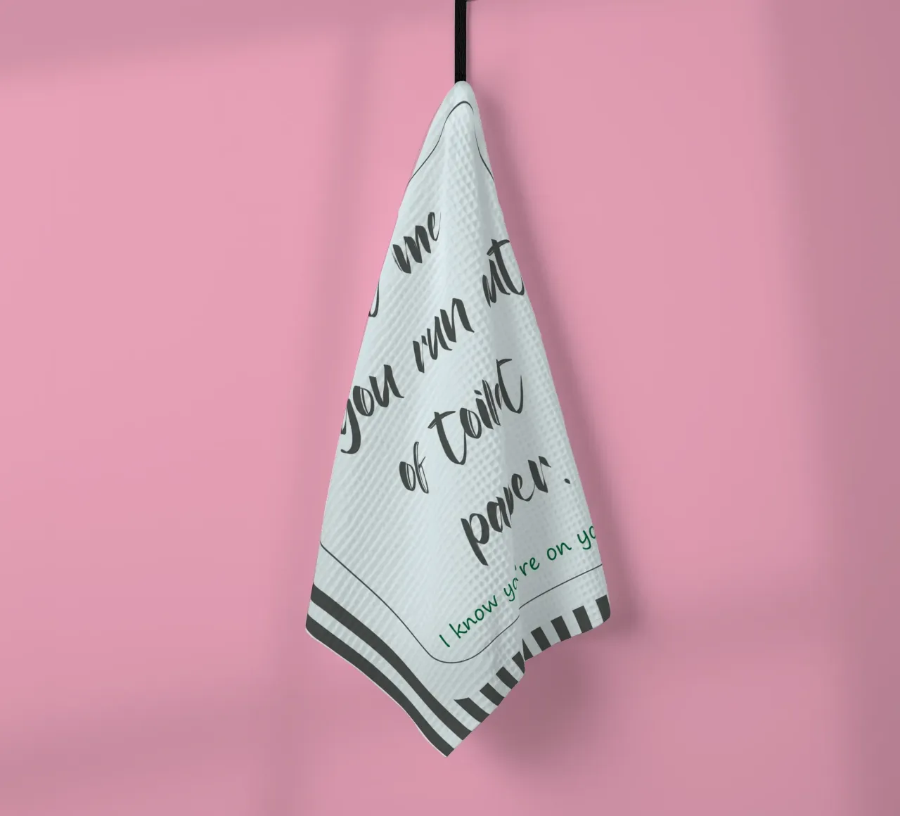 Text Me If You Run Out Geschirrtuch von zaidza