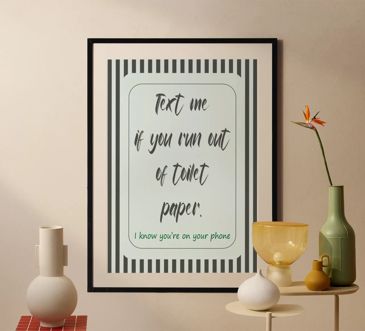 Text Me If You Run Out Hahnemühle von zaidza