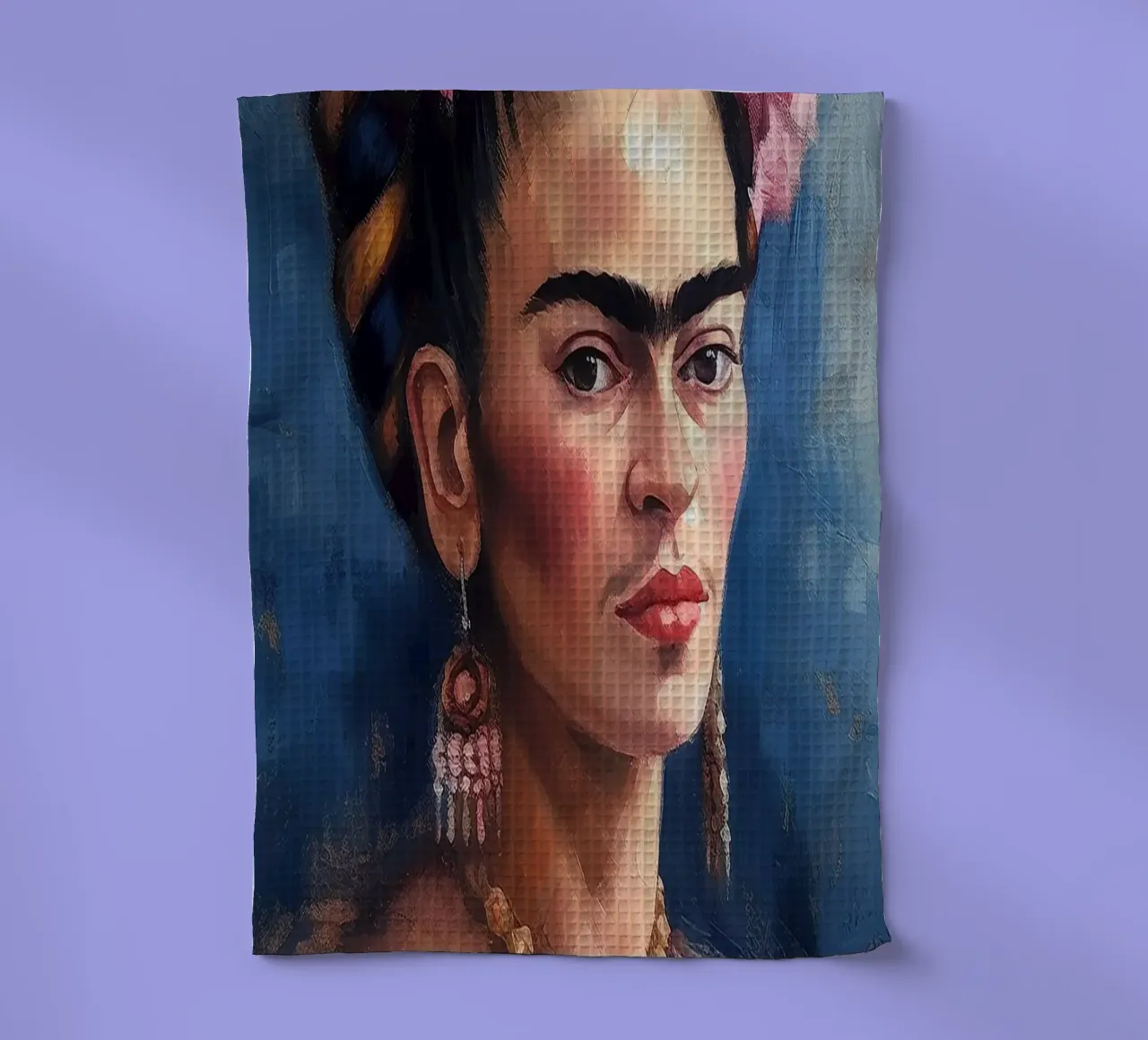 Frida Kahlo "Echoes of Strength" canovaccio da cucina da Fantasias Florales