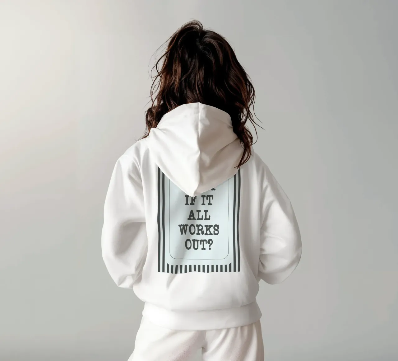 e se tutto si risolvesse felpa con cappuccio da zaidza