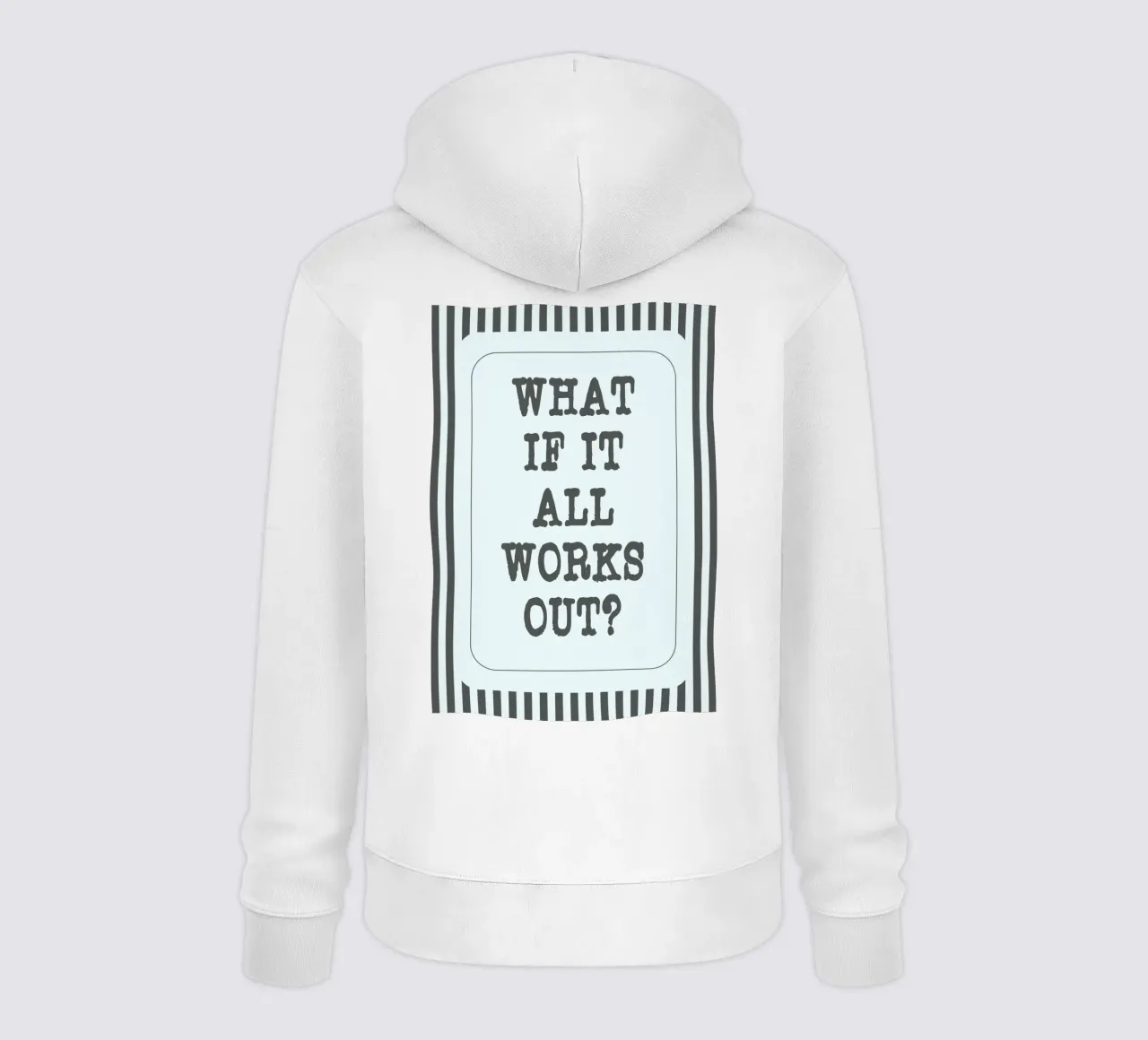 e se tutto si risolvesse felpa con cappuccio da zaidza