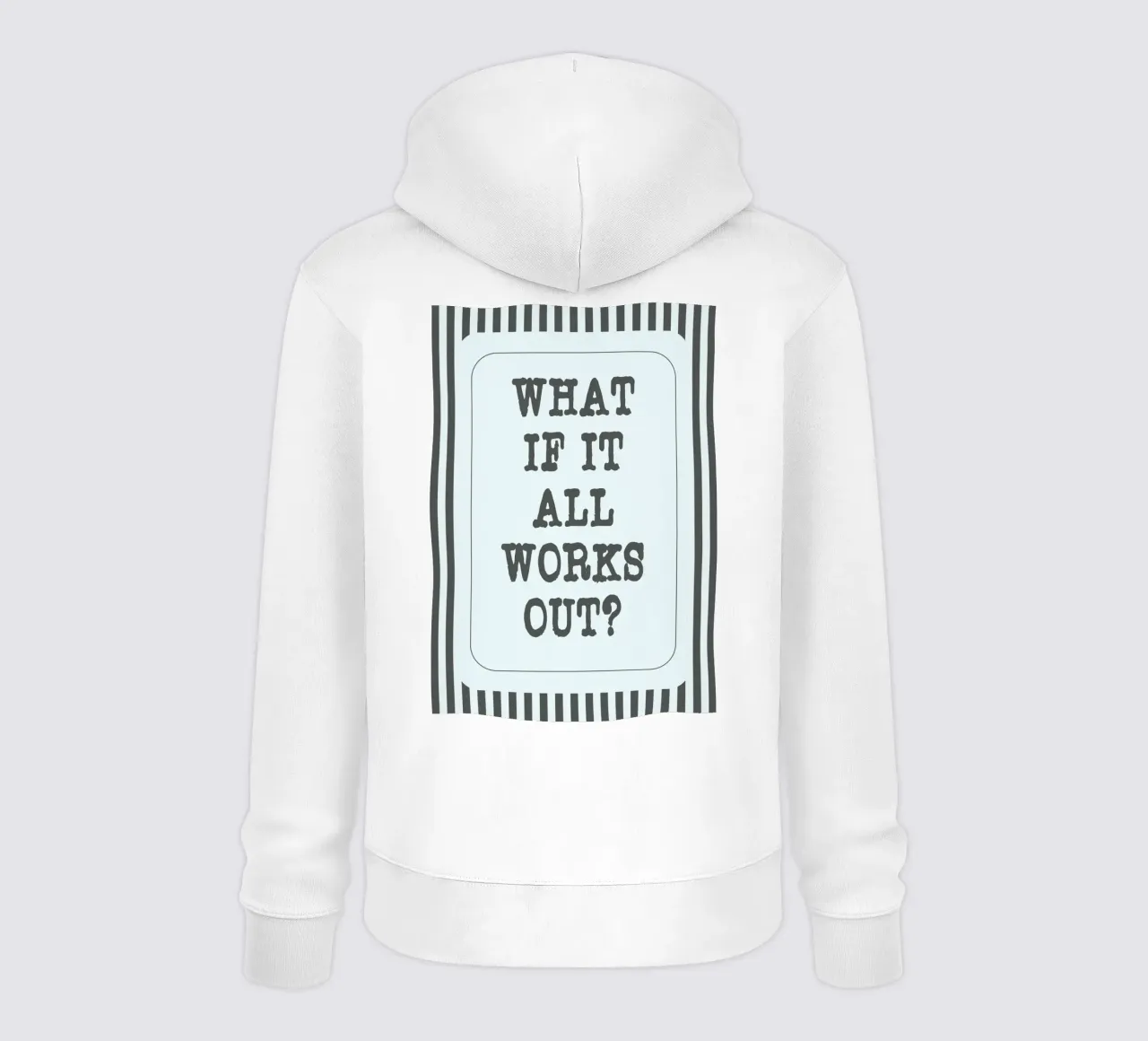 e se tutto si risolvesse felpa con cappuccio da zaidza