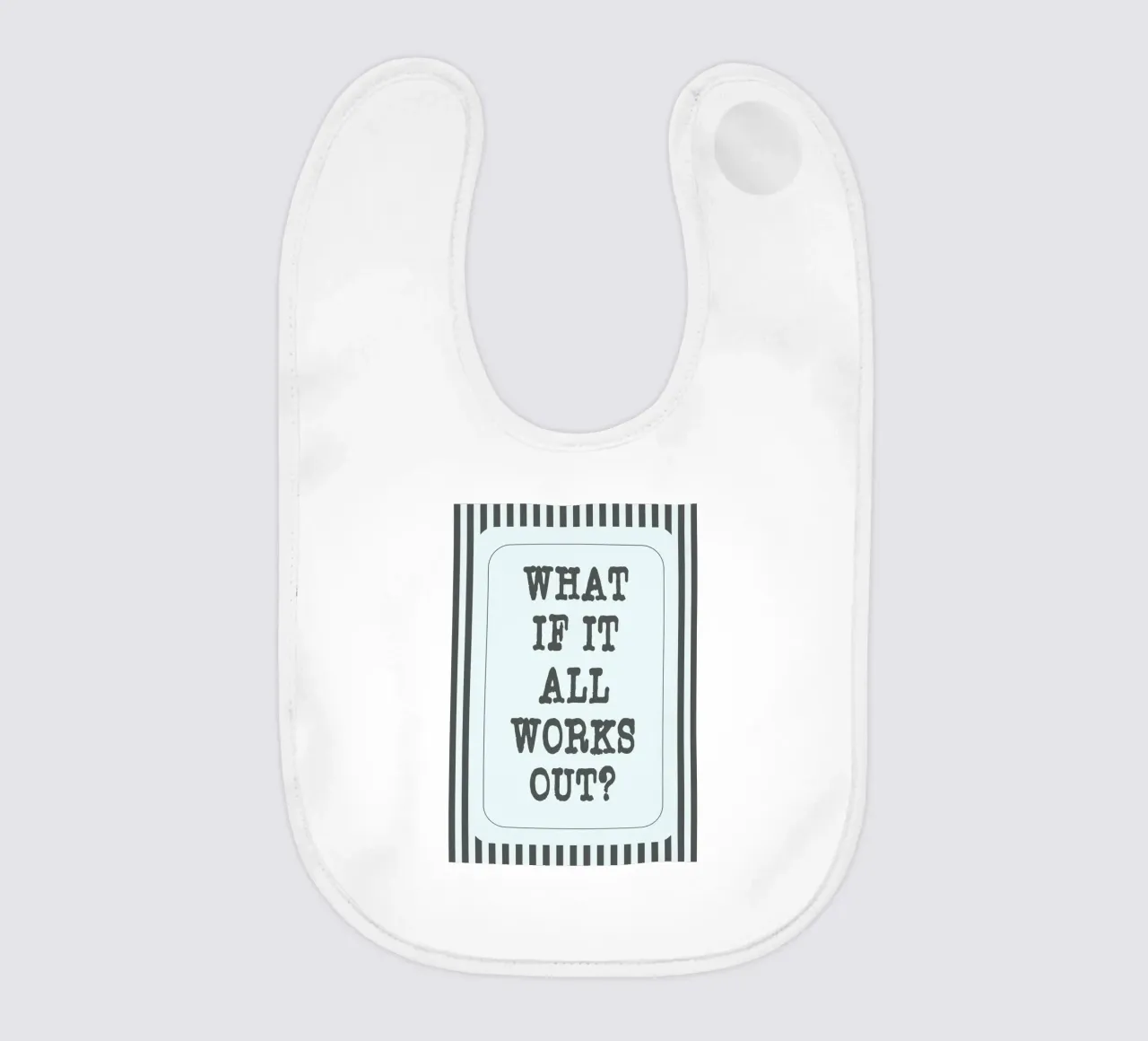 e se tutto si risolvesse bavaglino da zaidza