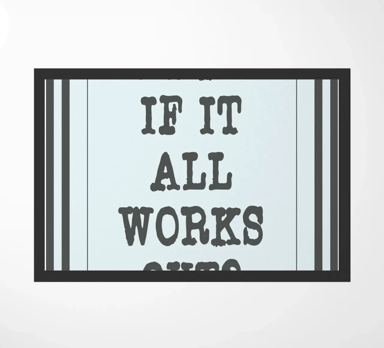 e se tutto si risolvesse zerbino da zaidza