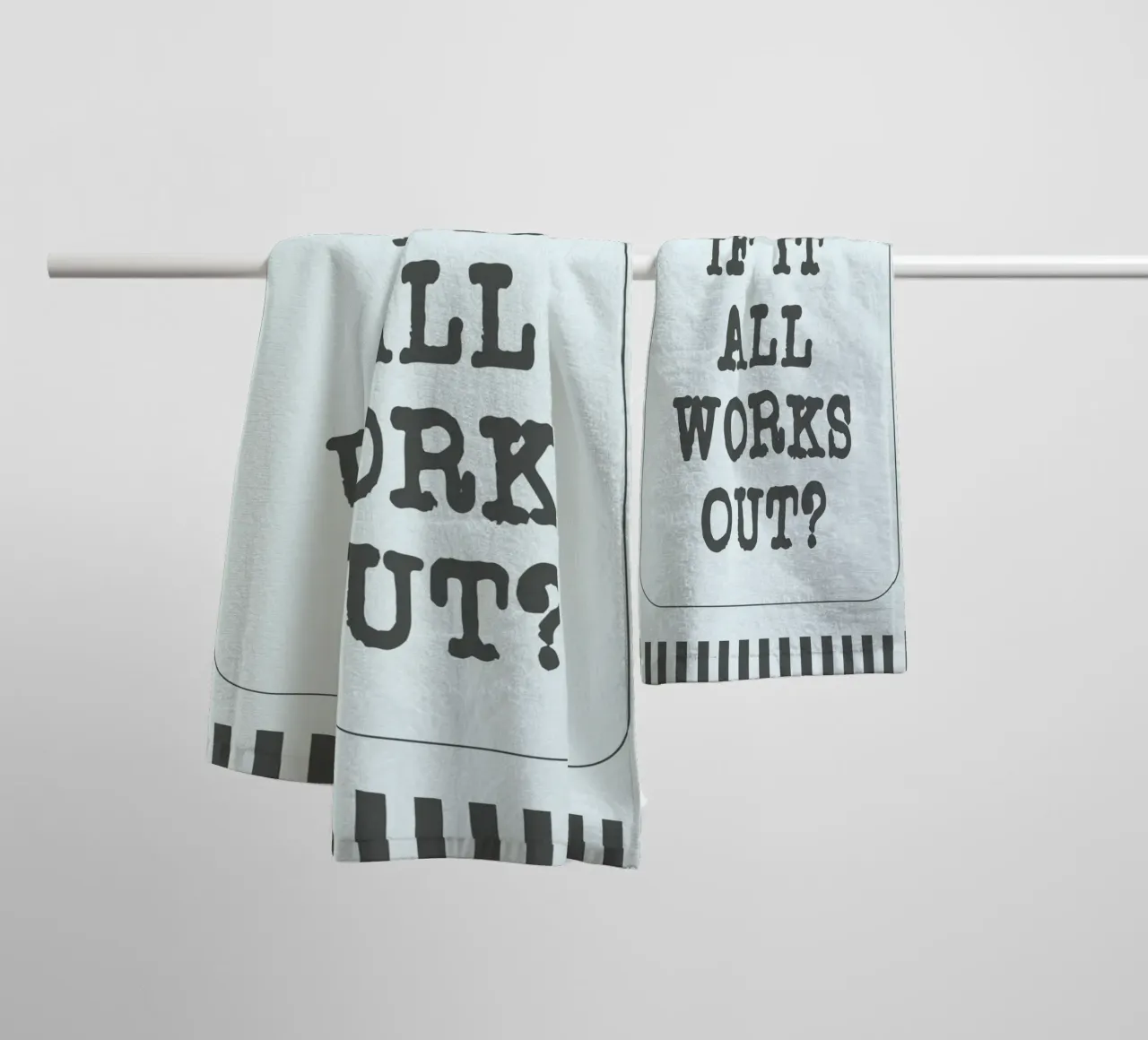 what if it all works out towel by zaidza