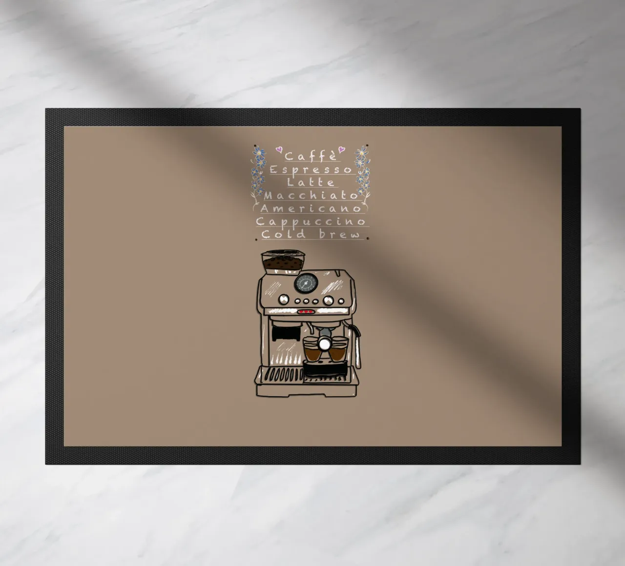 Espresso,Caffe,Latte.... zerbino da Nica Colorie